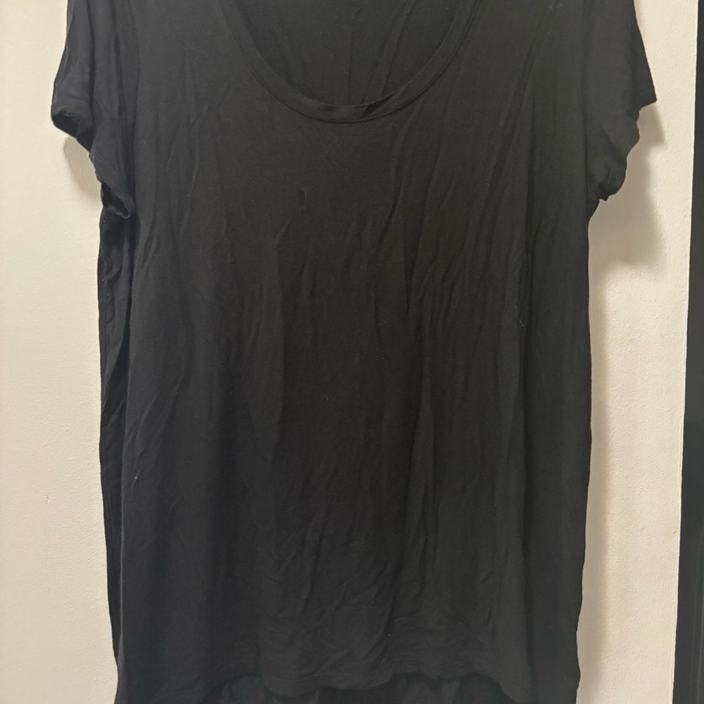 Black American Eagle Soft & Sexy Scoop Neck Tee